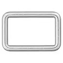 Vierkant Taschenring, 40mm, silberfarbig, 5005110400082