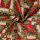 BW-Druck mit Tannenbäumen, rot/dunkelgrün/gold, Weihnachten, 1314570801, 120g/m²