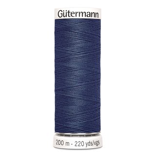 Allesnäher, blau, 593, Nähfaden von Gütermann, Polyester, 200m