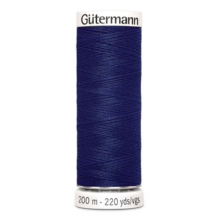 Allesnäher, dunkelblau, 309, Nähfaden von Gütermann, Polyester, 200m