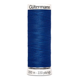 Allesnäher, blau, 214, Nähfaden von Gütermann, Polyester, 200m
