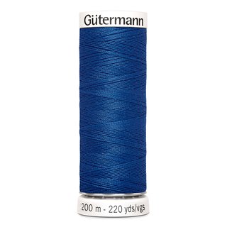 Allesnäher, blau, 312, Nähfaden von Gütermann, Polyester, 200m