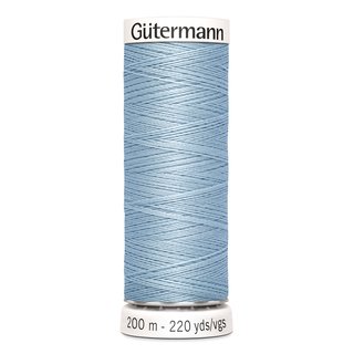 Allesnäher, hellblau, 75, Nähfaden von Gütermann, Polyester, 200m