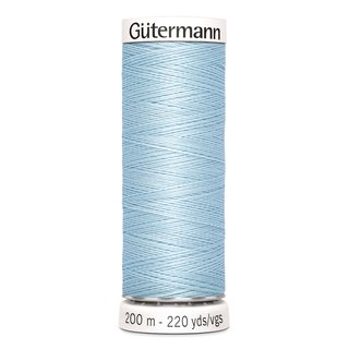 Allesnäher, hellblau, 276, Nähfaden von Gütermann, Polyester, 200m