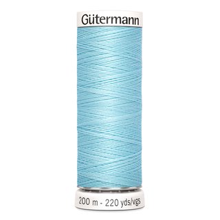 Allesnäher, hellblau, 195, Nähfaden von Gütermann, Polyester, 200m