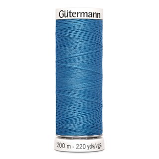 Allesnäher, blau, 965, Nähfaden von Gütermann, Polyester, 200m
