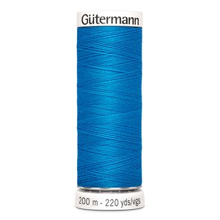 Allesnäher, blau, 386, Nähfaden von Gütermann, Polyester, 200m