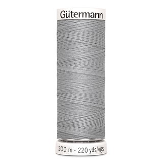 Allesnäher, grau, 38, Nähfaden von Gütermann, Polyester, 200m