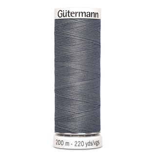 Allesnäher, grau, 497, Nähfaden von Gütermann, Polyester, 200m