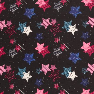 Softshell mit Sternen, pink, Fiete, 512934, 300g/m²