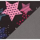 Softshell mit Sternen, pink, Fiete, 512934, RESTST&Uuml;CK 1m