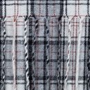 Gant, Tweed mit Fransen, Panel, grau, made in Italy, 100182, 200g/m&sup2;