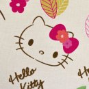 Hello Kitty, Jersey naturwei&szlig; Lizensstoff, 102010, RESTST&Uuml;CK 60cm