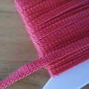 geflochtene Flechttresse/Flachkordel, pink/rot, 14315248