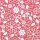 Kim FS22, Blumen, koralle, BW-Webware, 500635, 130g/m²
