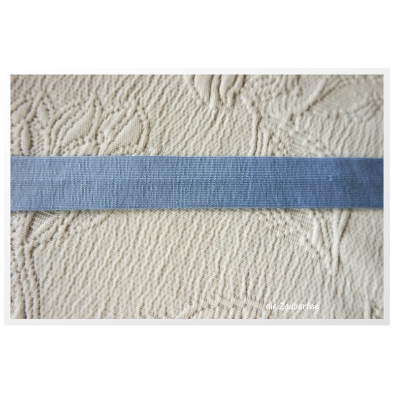 Jerseyschrägband hellblau, 2cm breit, Fb. 64