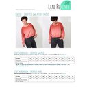 CROPPEDSweater. #146, PAPIERSCHNITTMUSTER ,Leni Pepunkt, Gr. 32-58