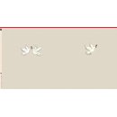 ungerauhter Sweat Paloma by Cherry Picking, Panel, Friedenstaube natur, 101010, 240g/m²