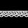 Klöppelspitze mit Glitzer, weiß, ca. 13mm, 7313-0131012