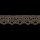 Klöppelspitze aus mercerisierter Baumwolle, schlamm/grau,  ca. 13mm, 7313-0130036