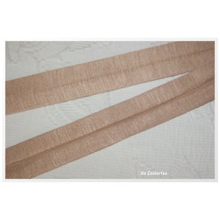 Jerseyschrägband beige, Viskose, 2cm breit, Fb.16
