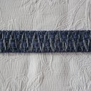 Gurtband in Flecht/Strickoptik, 4cm, blau