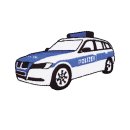 Applikation Polizeiauto, 924327, Prym