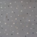 Scandi Stars by Makower, grau/silber, K1478/12, Weihnachtsstoff, RESTST&Uuml;CK 1,2m