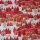 Scandi Scenic by Makower, rot/gold, K1478/1, Weihnachtsstoff