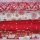 Scandi Stars by Makower, rot/gold, K1478/3, Weihnachtsstoff