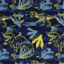 Nano -Softshell mit Dinos, blau, Fiete, 522598, RESTST&Uuml;CK 45cm