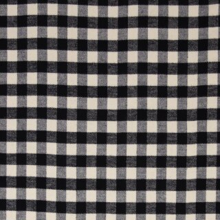 Jack, Flanell - Karo schwarz/naturweiß, 299010, RESTSTÜCK 1,45m