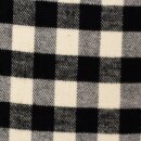 Jack, Flanell - Karo schwarz/naturweiß, 299010, RESTSTÜCK 1,45m