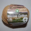 GOTS Merino Cotton Organic, Austermann, Honig, Fb. 9, 50g, ca. 230m Laufl&auml;nge