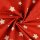 Halb Panama - Druck mit Sternen, rot, Weihnachten, 205459.0005, 200g/m²