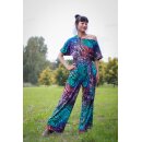 ColorDrops MID - dark mystic - Bio-Jersey, Digitaldruck, Astrokatze, RESTSTÜCK 80cm