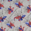 Spider Man - gerauhter Sweat graumelange, Lizensstoff, 207578.0001 RESTST&Uuml;CK 40cm