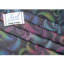 Twirl Lines by lycklig design, Softshell, mint/rosa, 935263, 300g/m&sup2;