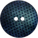 Polyesterknopf, 2-Loch, 23mm, blaumeliert, 453761023009001