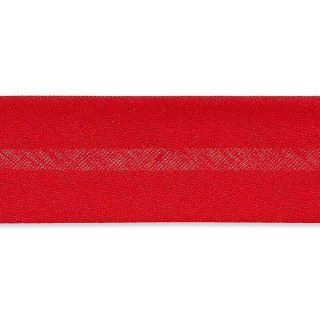 Schrägband uni rot, 20mm, Fb. 481