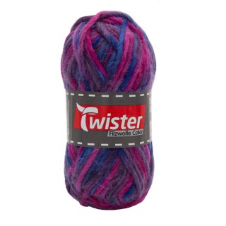 Filzwolle Twister Color, Mystic, Fb. 148, bunt, 50g, 50m Lauflänge