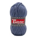 Filzwolle Twister Uni, Fb. 54, jeansblau, 50g, 50m...