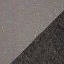 Alpenfleece mit Sternen grau, Estrella, 991183, 380g/m²