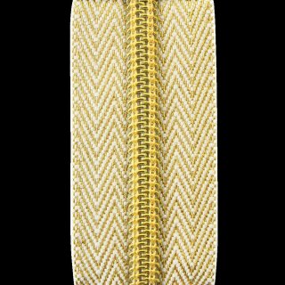 Endlosreißverschluss, goldfarbig, 4501, 84, 8mm