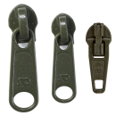 Schieber für Endlosreißverschluss khaki, 3mm,...