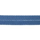 Einfasstresse/Wolle, 32mm, jeansblau, 22462 235