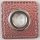 Ösenpatch für Kordeln/DL 10mm, Lederimitat rosa metallic, 776
