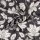 Leinen-Viskose mit Blumenmuster, schwarz/anthrazit, 208655, 138g/m²