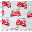 Fire Truck, Stretchjersey mit Feuerwehr Autos, Hilco, A 3841/1