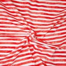 Rescue Stripe, Stretchjersey mit Streifen, rot, Hilco, A 3836/95